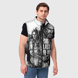 Мужской жилет THE LAST OF US ЧЁРНО БЕЛЫЙ, цвет: 3D-черный — фото 2