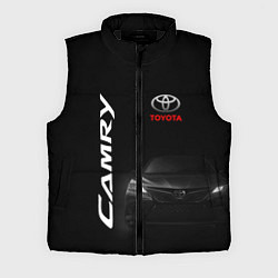 Мужской жилет Черная Тойота Камри, цвет: 3D-черный