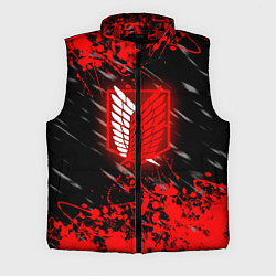 Мужской жилет Атака Титанов: Red, цвет: 3D-красный