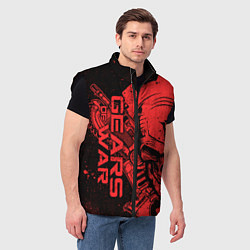 Мужской жилет Gears 5 - Gears of War, цвет: 3D-черный — фото 2