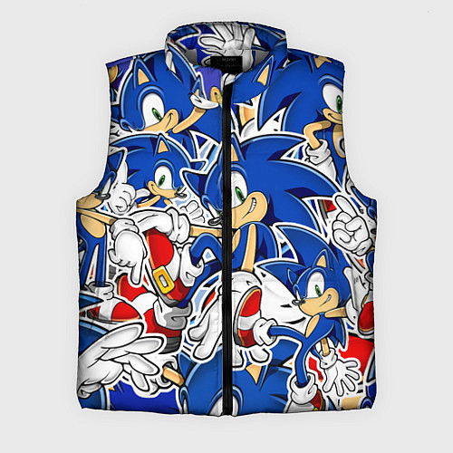 Мужской жилет SONIC ПАТТЕРН СОНИК / 3D-Светло-серый – фото 1