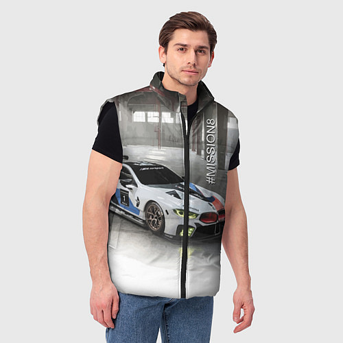 Мужской жилет BMW Motorsport Mission 8 / 3D-Черный – фото 3