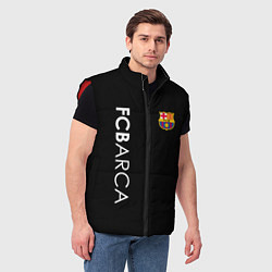 Мужской жилет FC BARCA BLACK STYLE, цвет: 3D-красный — фото 2