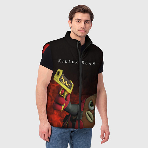Мужской жилет Убить Боба / 3D-Красный – фото 3