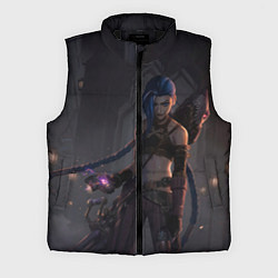 Мужской жилет Дерзкая Джинкс, цвет: 3D-черный