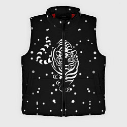 Мужской жилет Новый год 2022 символ года, цвет: 3D-красный