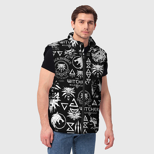 Мужской жилет ВЕДЬМАК ЛОЛГОБОМБИНГ THE WITCHER / 3D-Черный – фото 3