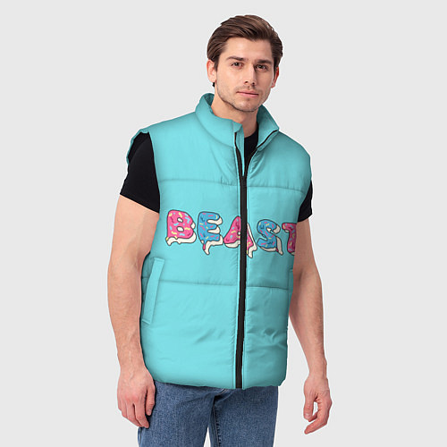 Мужской жилет Mr Beast Donut / 3D-Черный – фото 3