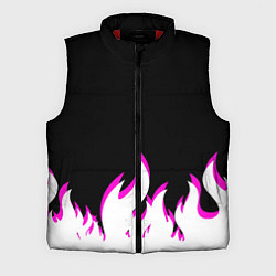Мужской жилет Розовое Пламя, цвет: 3D-красный