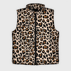 Мужской жилет Леопардовые Пятна, цвет: 3D-черный