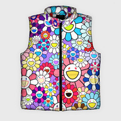 Мужской жилет Цветы Takashi Murakami, цвет: 3D-красный