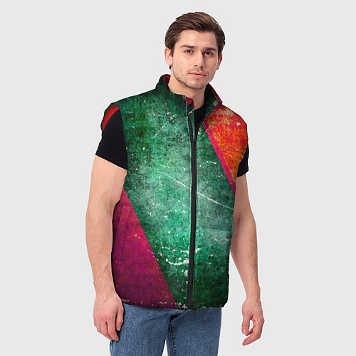 Мужской жилет ТРИ УДОВОЛЬСТВИЯ / 3D-Красный – фото 3