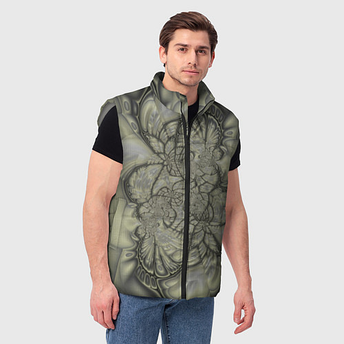 Мужской жилет Коллекция Journey Сквозь лабиринт 285-1-2 / 3D-Светло-серый – фото 3