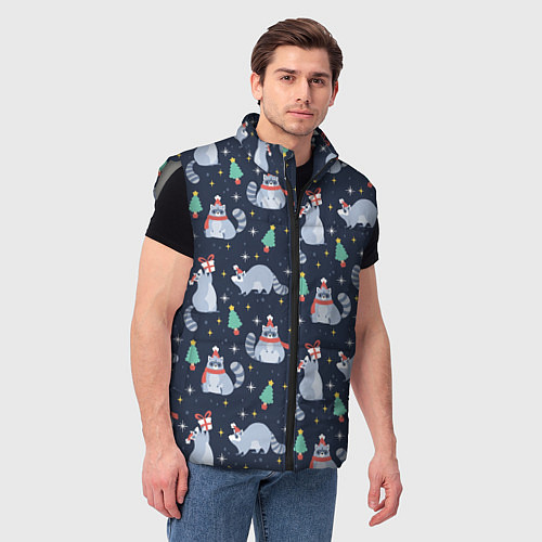 Мужской жилет Eноты / 3D-Светло-серый – фото 3