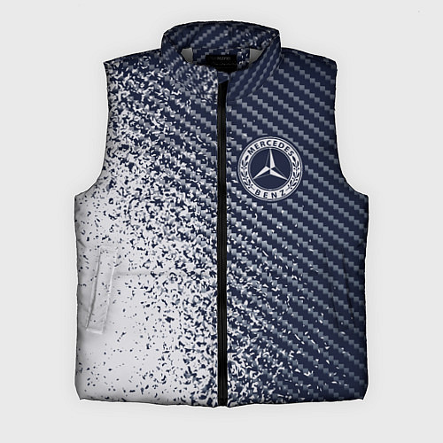 Мужской жилет МЕРСЕДЕС - Краска / 3D-Светло-серый – фото 1