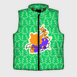 Мужской жилет Новогодний тигра, цвет: 3D-красный