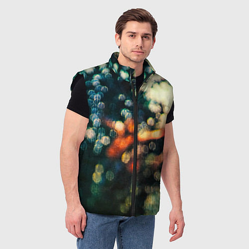 Мужской жилет Obscured by Clouds - Pink Floyd / 3D-Черный – фото 3