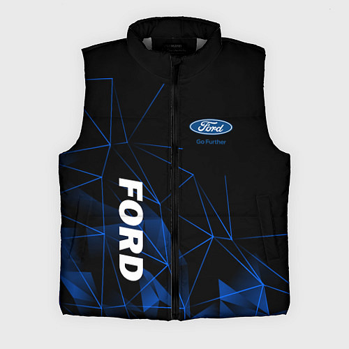 Мужской жилет FORD, ФОРД ГЕОМЕТРИЯ / 3D-Светло-серый – фото 1