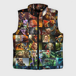 Мужской жилет HEROES DOTA 2 ПЕРСОНАЖИ ДОТА 2, цвет: 3D-черный