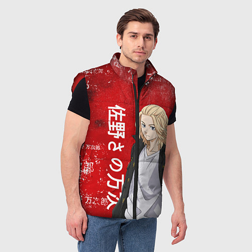 Мужской жилет МАЙКИ МАНДЗИРО ТОСВА RED / 3D-Красный – фото 3