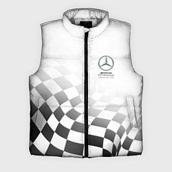 Мужской жилет MERCEDES, МЕРСЕДЕС СПОРТ, ФИНИШНЫЙ ФЛАГ, ФОРМУЛА 1