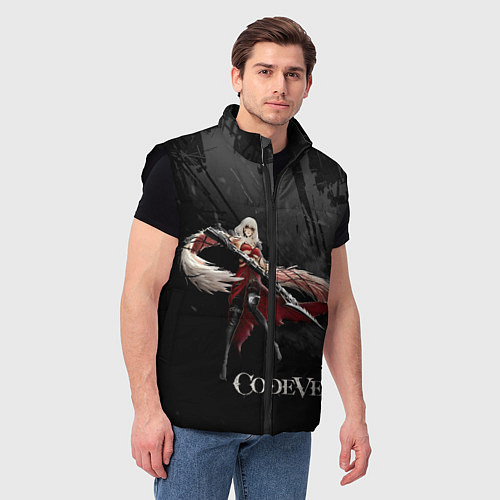 Мужской жилет Ева Ру Code Vein / 3D-Черный – фото 3