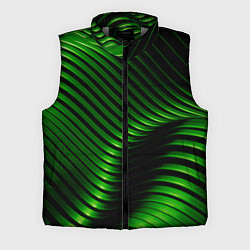 Мужской жилет Волны изумрудного металла, цвет: 3D-светло-серый