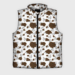 Мужской жилет Перерыв на кофе, цвет: 3D-светло-серый