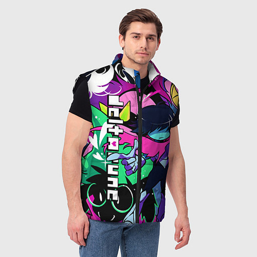 Мужской жилет Deltarune Дельта Руна / 3D-Черный – фото 3