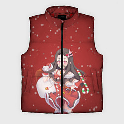 Мужской жилет Рождественская Nezuko, цвет: 3D-красный