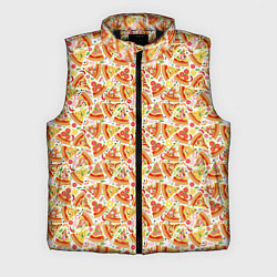 Мужской жилет Пицца Pizza, цвет: 3D-черный
