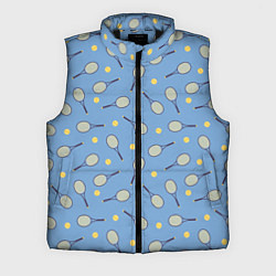 Мужской жилет Большой теннис паттерн, цвет: 3D-черный
