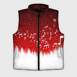 Мужской жилет МУЗЫКАЛЬНАЯ НОВОГОДНЯЯ НОЧЬ 2022 НОВЫЙ ГОД, цвет: 3D-черный