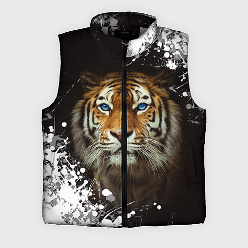 Мужской жилет Год тигра2022 / 3D-Светло-серый – фото 1