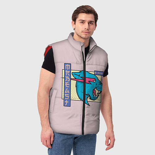 Мужской жилет Mr Beast Japan Full Print / 3D-Красный – фото 3