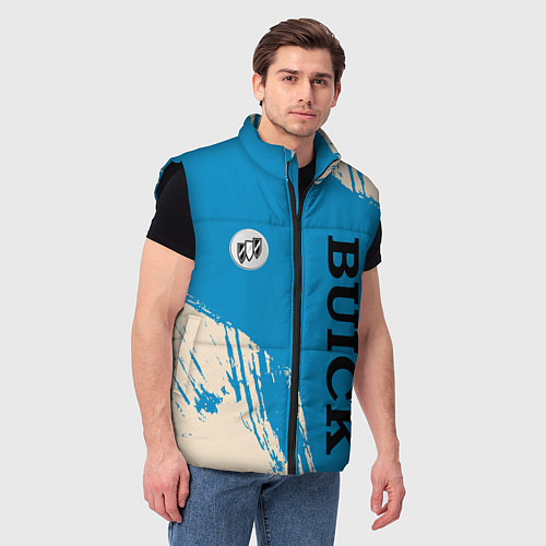 Мужской жилет Buick Logo emblem / 3D-Черный – фото 3