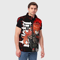 Мужской жилет DILUC ДИЛЮК КРАСНЫЙ, цвет: 3D-красный — фото 2