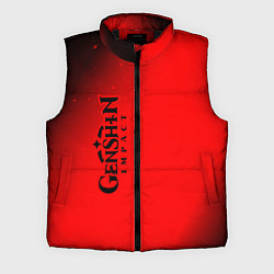 Мужской жилет ГЕНШИН ИМПАКТ - Космос Вертикально, цвет: 3D-черный