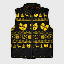 Мужской жилет НОВОГОДНИЙ СВИТЕР WU TANG CLAN, цвет: 3D-красный