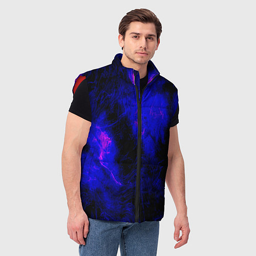 Мужской жилет Purple Tie-Dye / 3D-Красный – фото 3