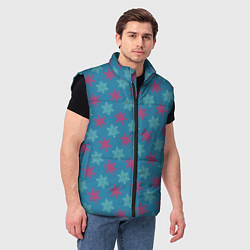 Мужской жилет Christmas Pattern New, цвет: 3D-черный — фото 2