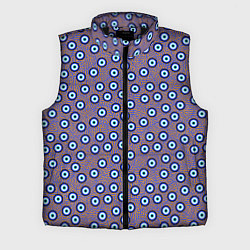 Мужской жилет Глаза от сглаза паттерн крупно, цвет: 3D-черный