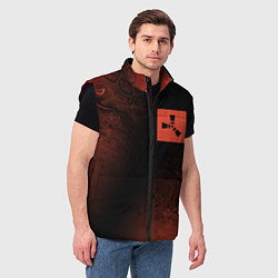 Мужской жилет РАСТ Разводы, цвет: 3D-черный — фото 2