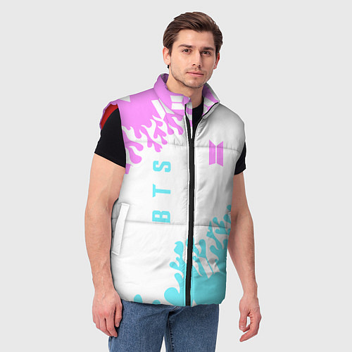 Мужской жилет BTS патер / 3D-Красный – фото 3