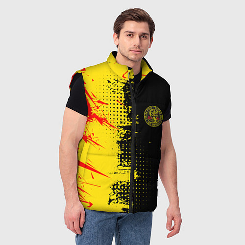 Мужской жилет Кобра Кай Cobra Kai / 3D-Черный – фото 3