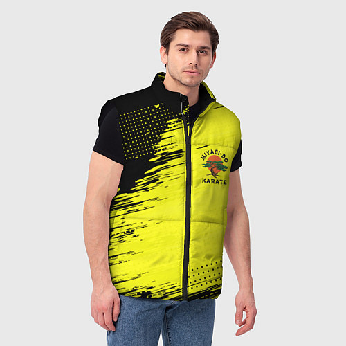 Мужской жилет Кобра Кай Каратэ / 3D-Черный – фото 3