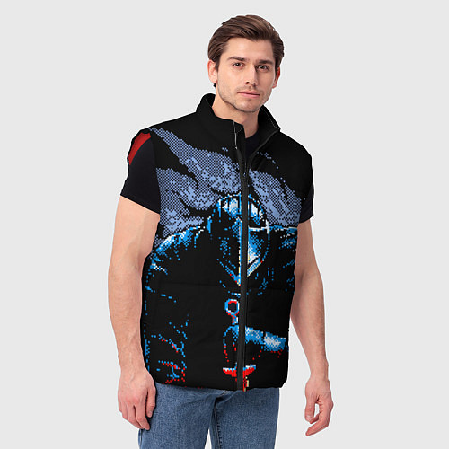 Мужской жилет Dark SOULS 8 BIT / 3D-Красный – фото 3