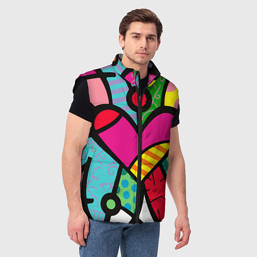 Мужской жилет Ромеро Бритто Арт / 3D-Черный – фото 3