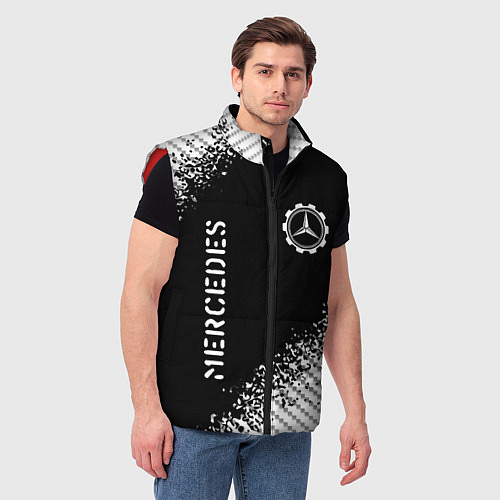 Мужской жилет MERCEDES Mercedes Краска / 3D-Красный – фото 3
