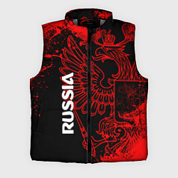 Мужской жилет Russia Герб страны, цвет: 3D-светло-серый